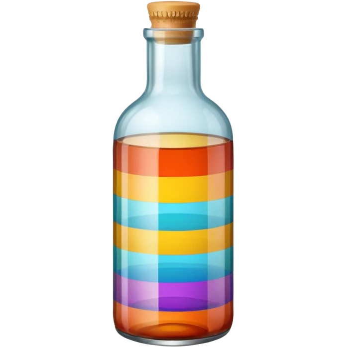 striped bottle emoji
