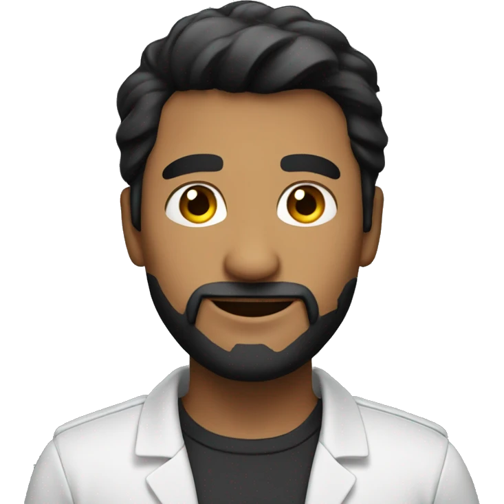 SERVER man with black hair emoji
