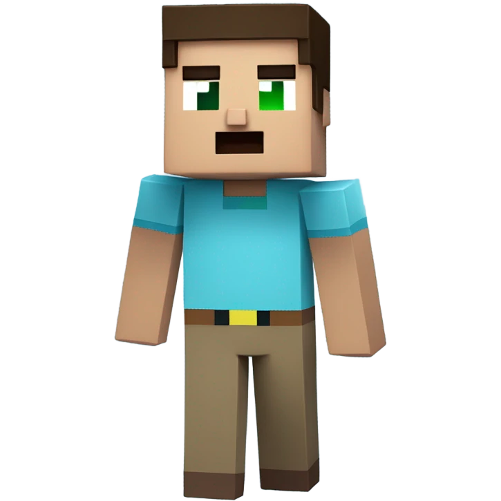 steve from minecraft emoji