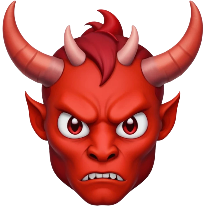 Sad devil emoji