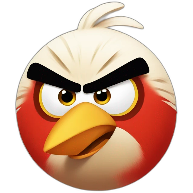 angry bird emoji