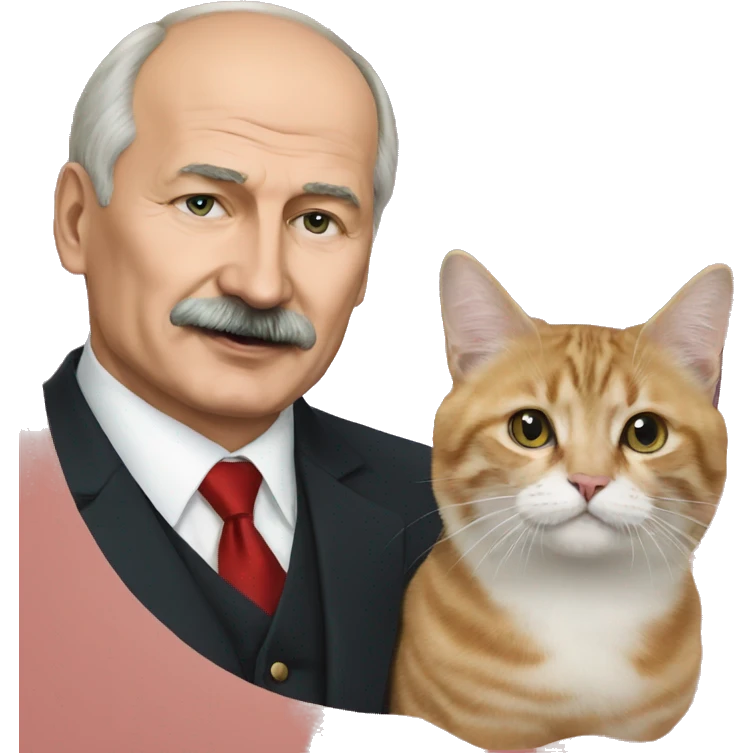lukashenko with cat emoji