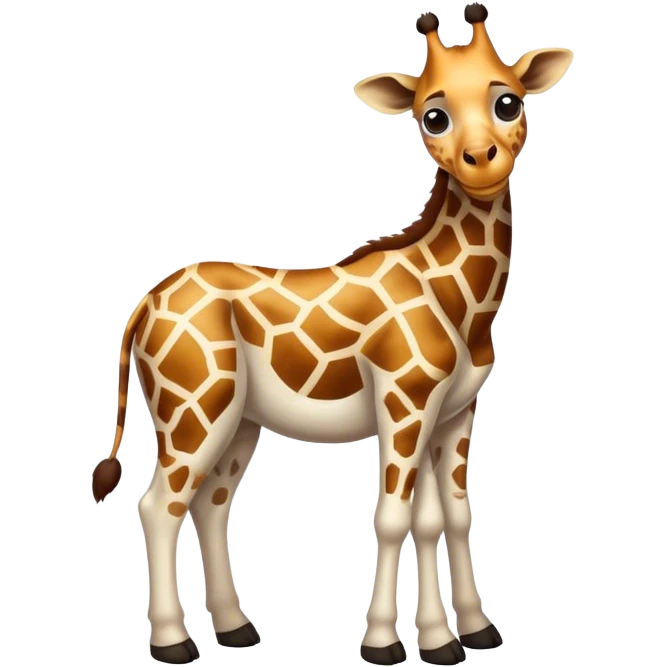 Dog with giraffe  emoji