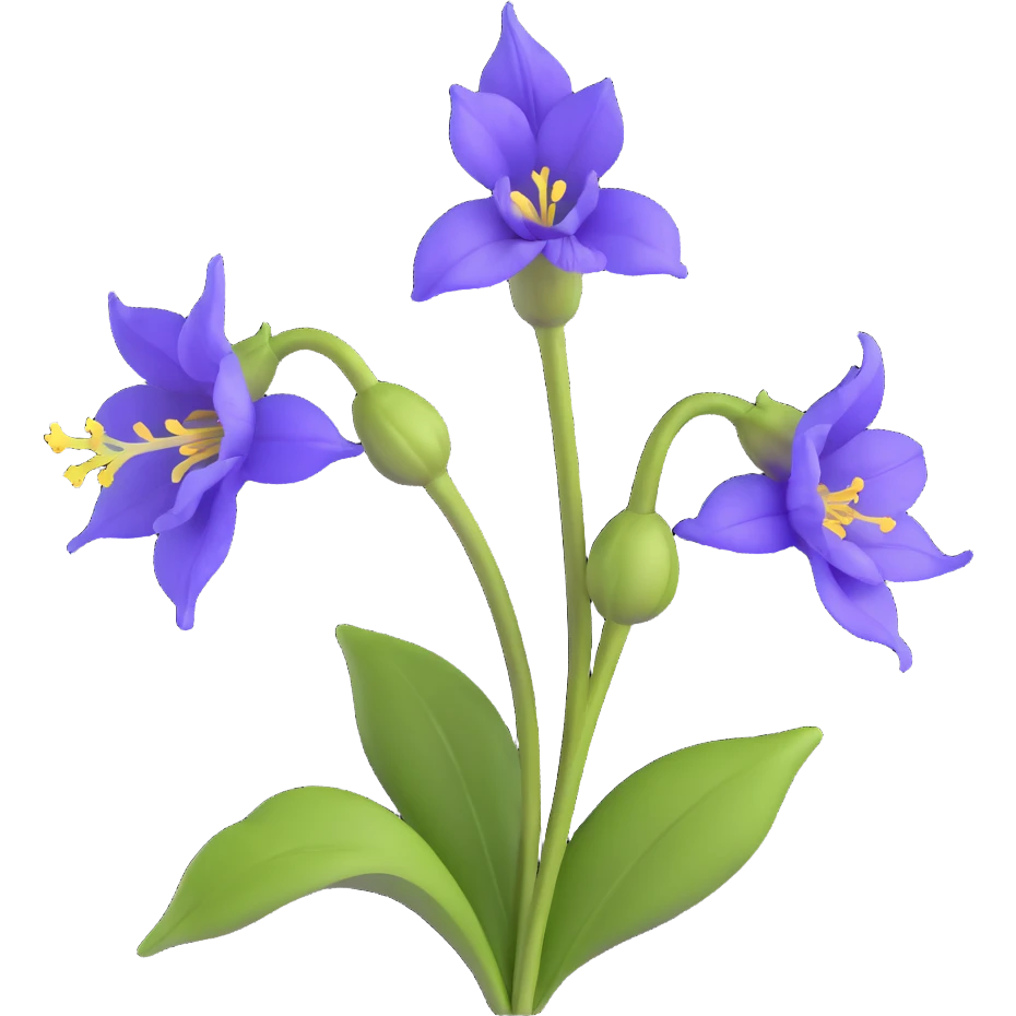 Canterbury bells flower emoji