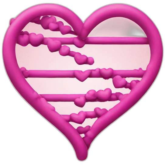 dna love heart emoji