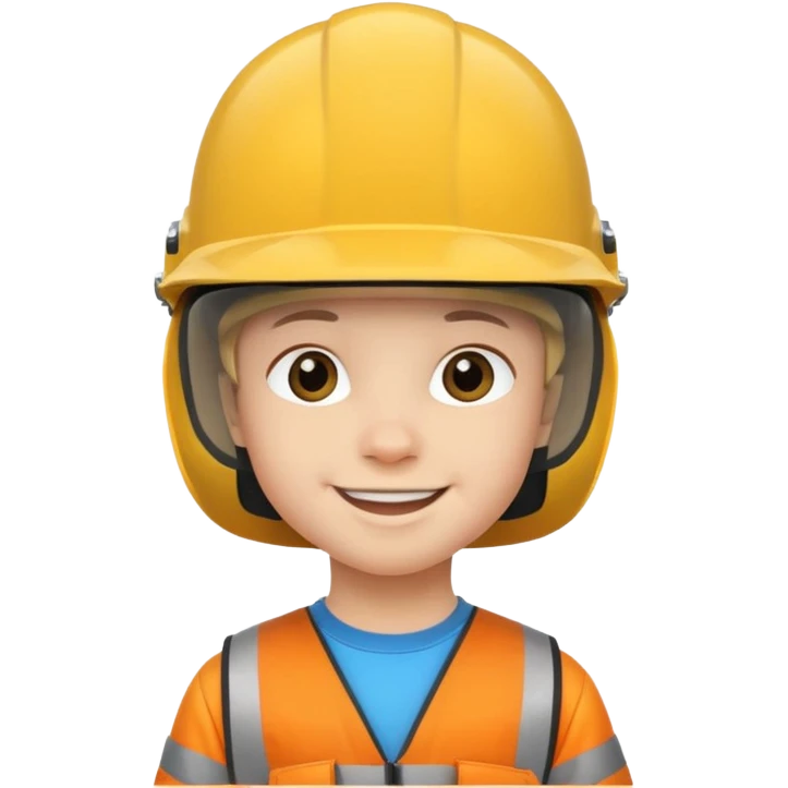 child with helmet emoji