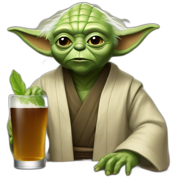 Tipsy yoda emoji