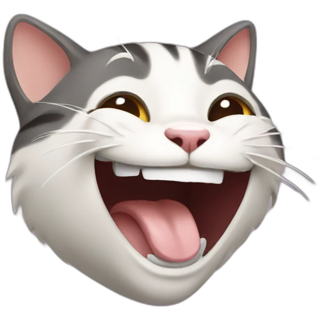 cat laughing emoji