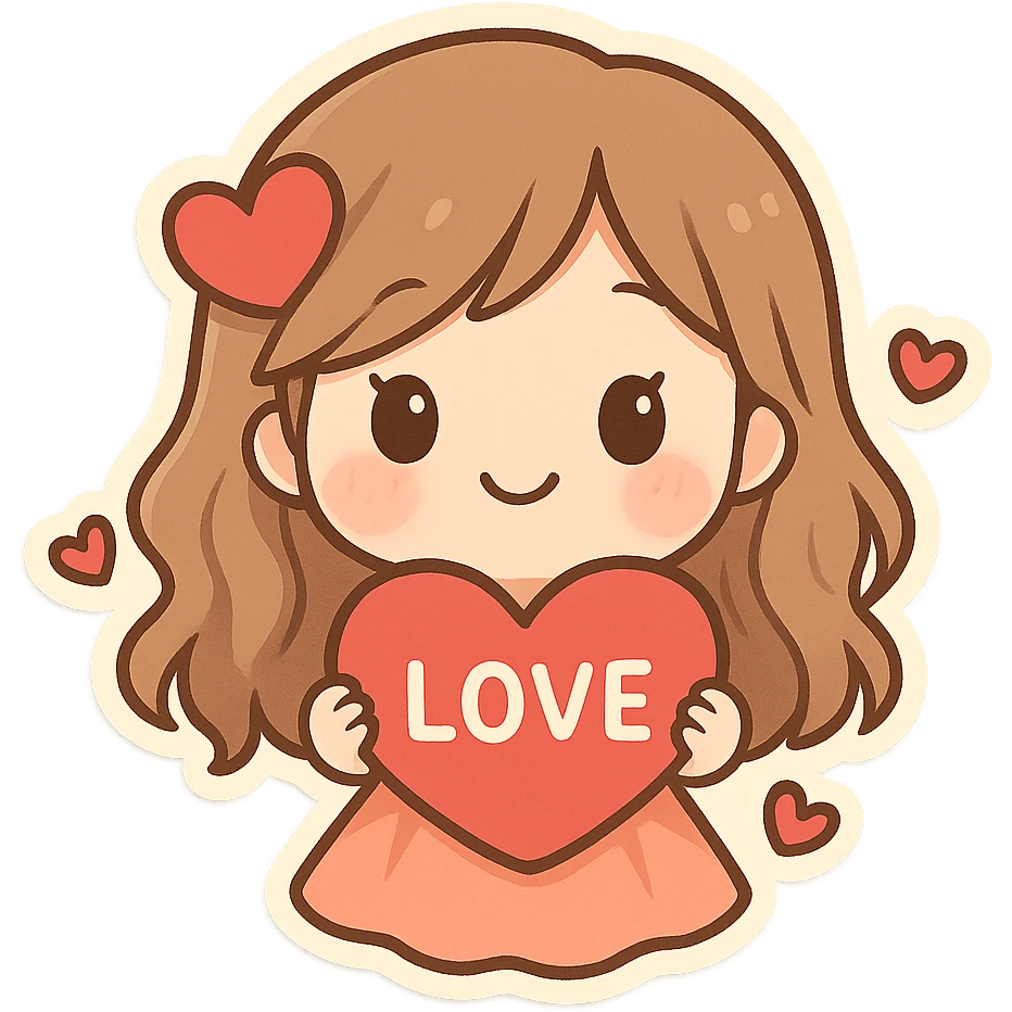 valentine, remove background emoji