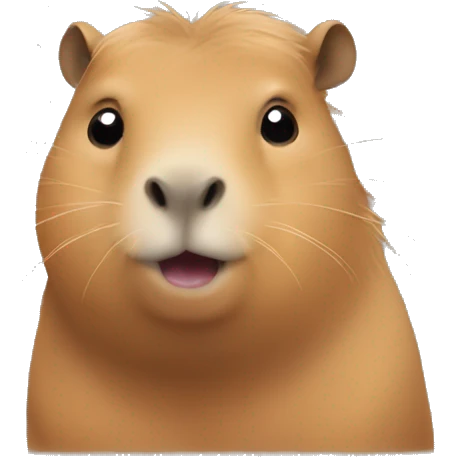 Cute capybara  emoji