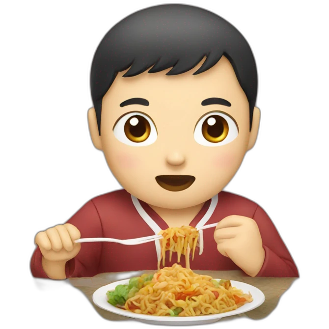 chinese eating emoji