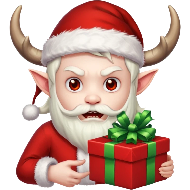 Demon ,Christmas ,horn emoji
