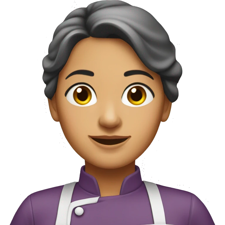mujer cocinera pelirroja  emoji