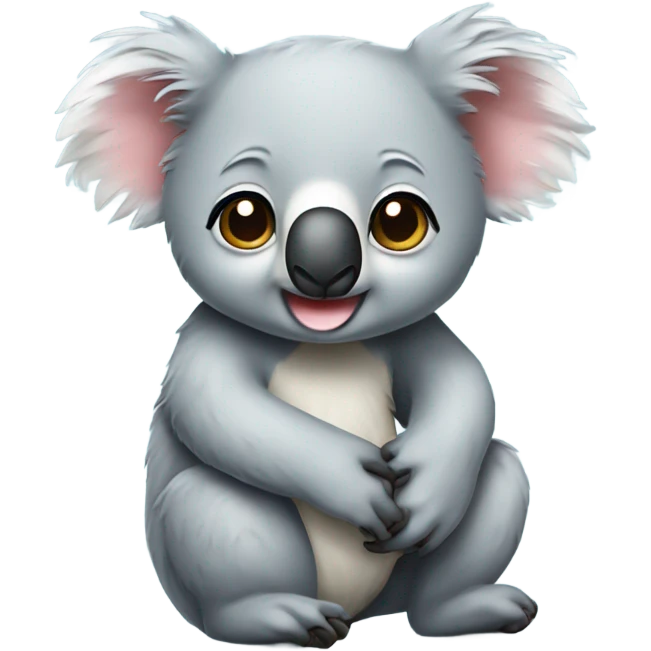 Koala in love  emoji