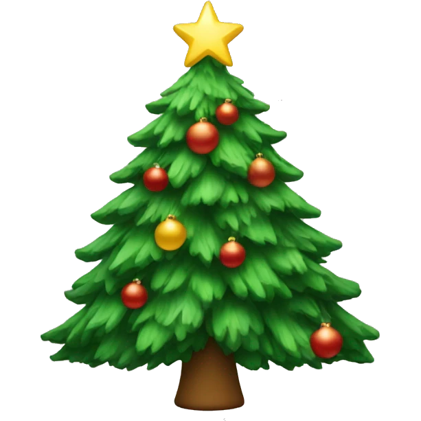 Christmas tree emoji