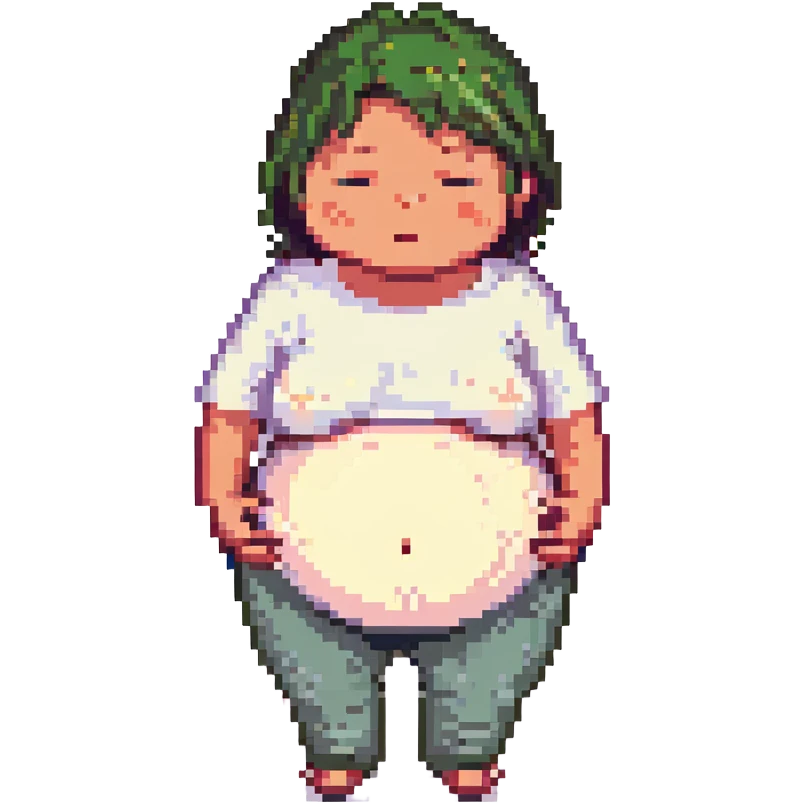 a person with stomach ache emoji