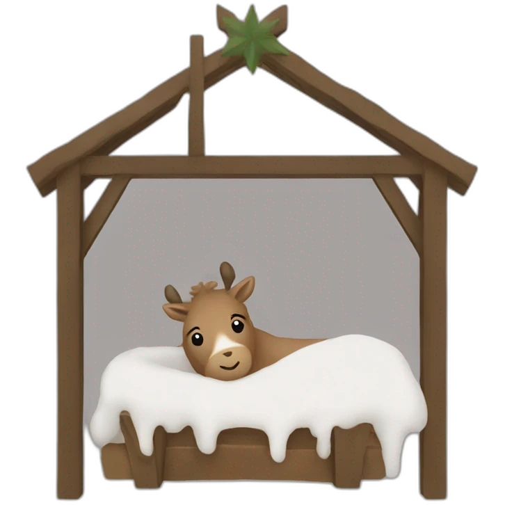 christmas manger emoji