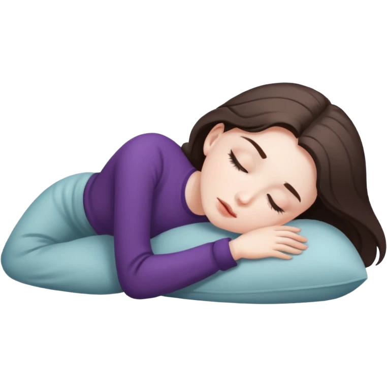 The girl fainted emoji