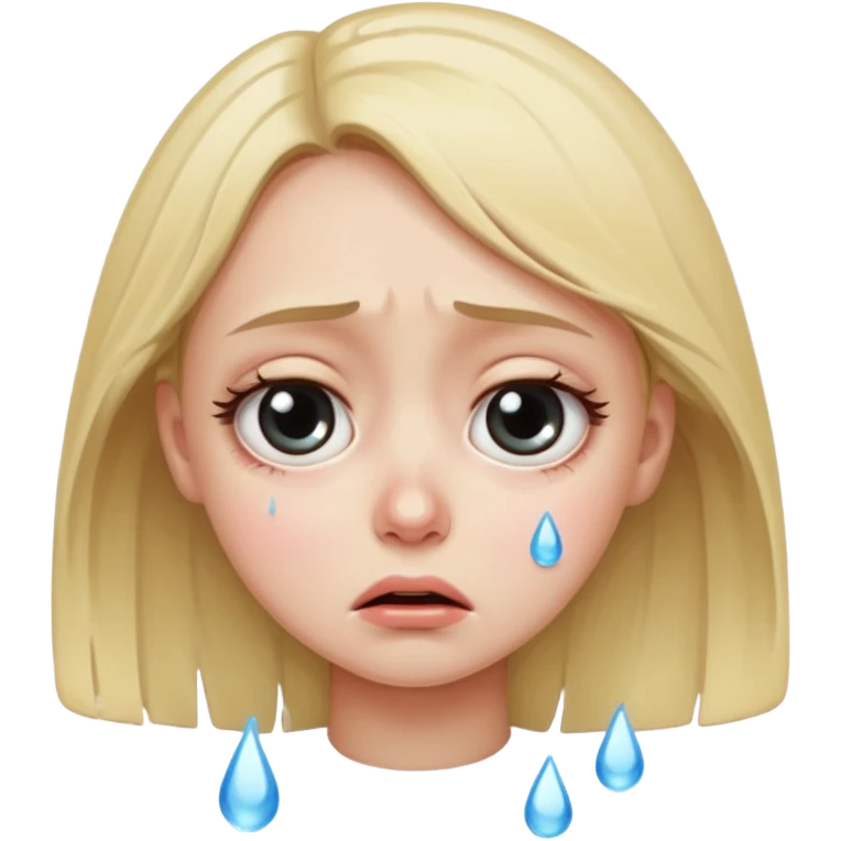 big big big extra sad cry emoji