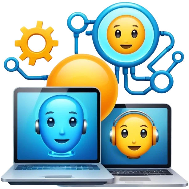 Online AI school emoji