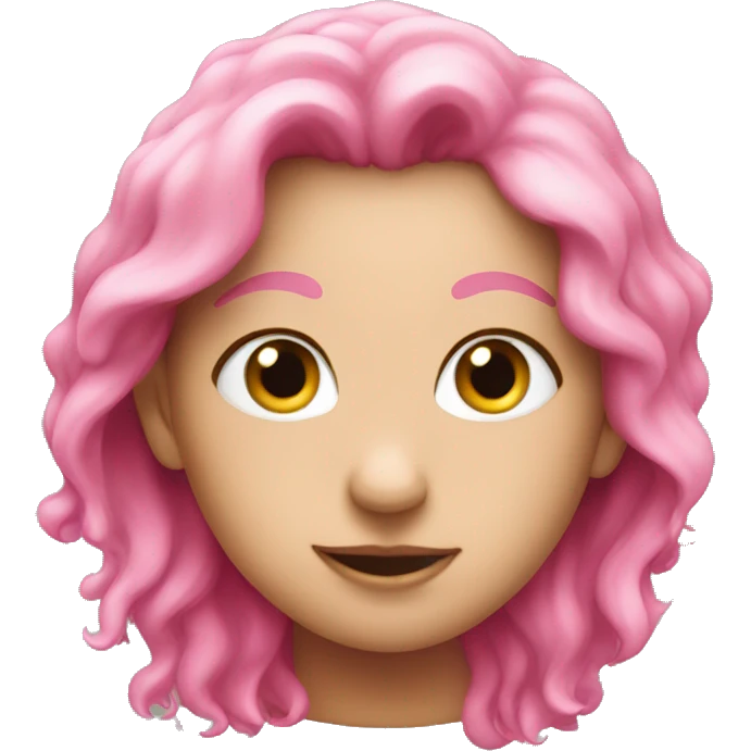 Pink hart emoji