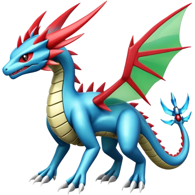 Dialga-Salamence-Zeraora-Flygon-fusion emoji
