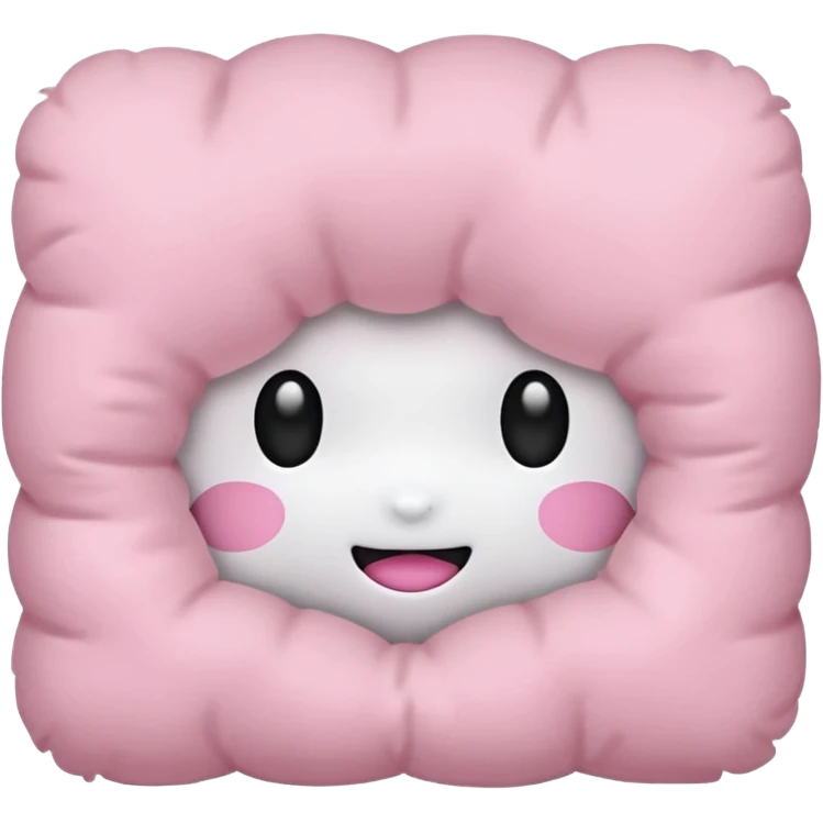 Light pink pillow emoji