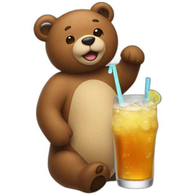 Itadori Drink a bear emoji
