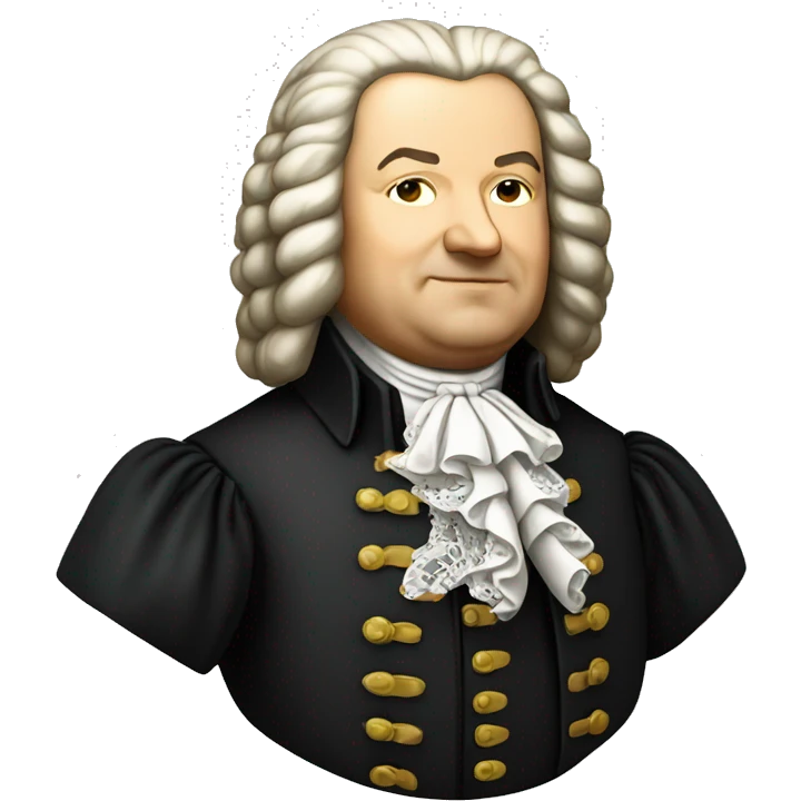 johann sebastian bach standing  emoji