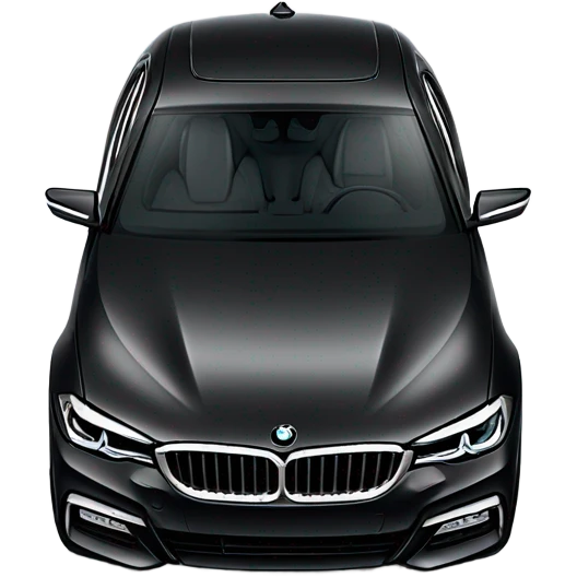 Black bmw series 5 emoji
