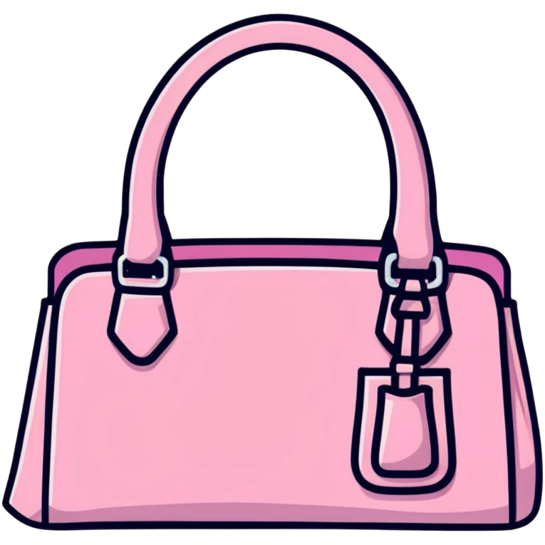 Pink bag  emoji