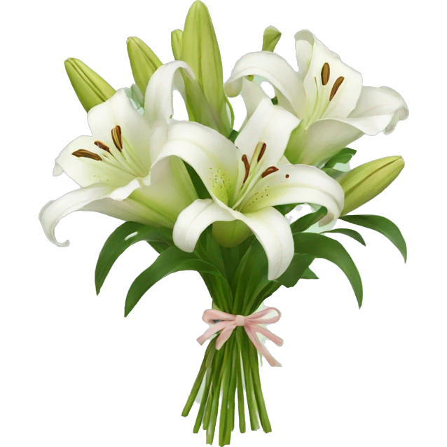 Bouquet of lilies emoji