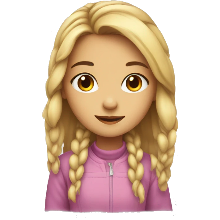 a cute girl emoji