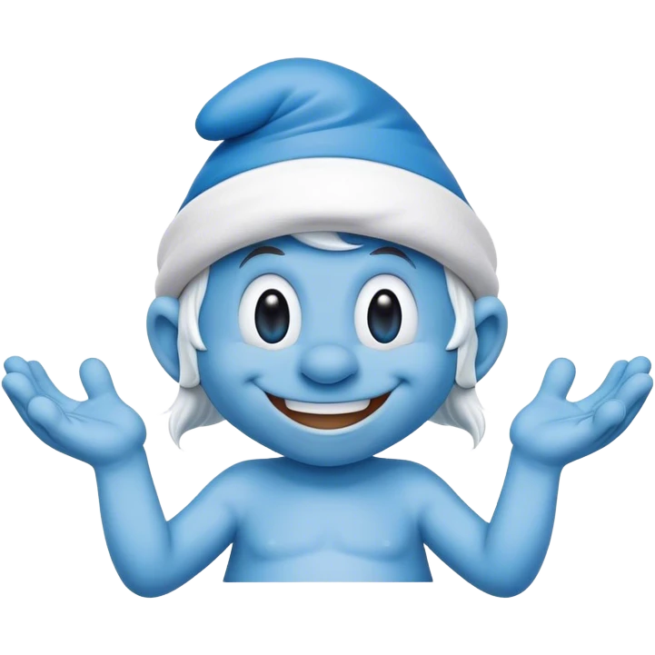 Smurf emoji