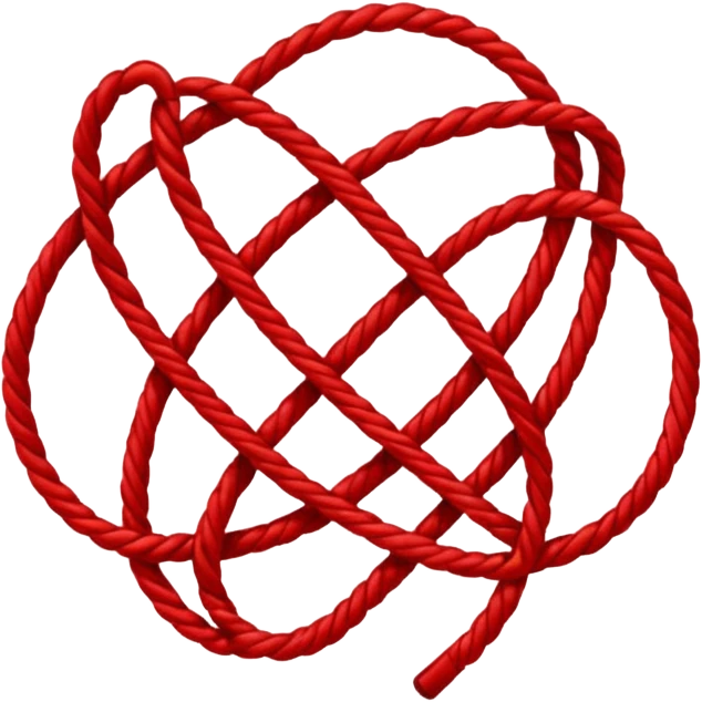 Red thread emoji