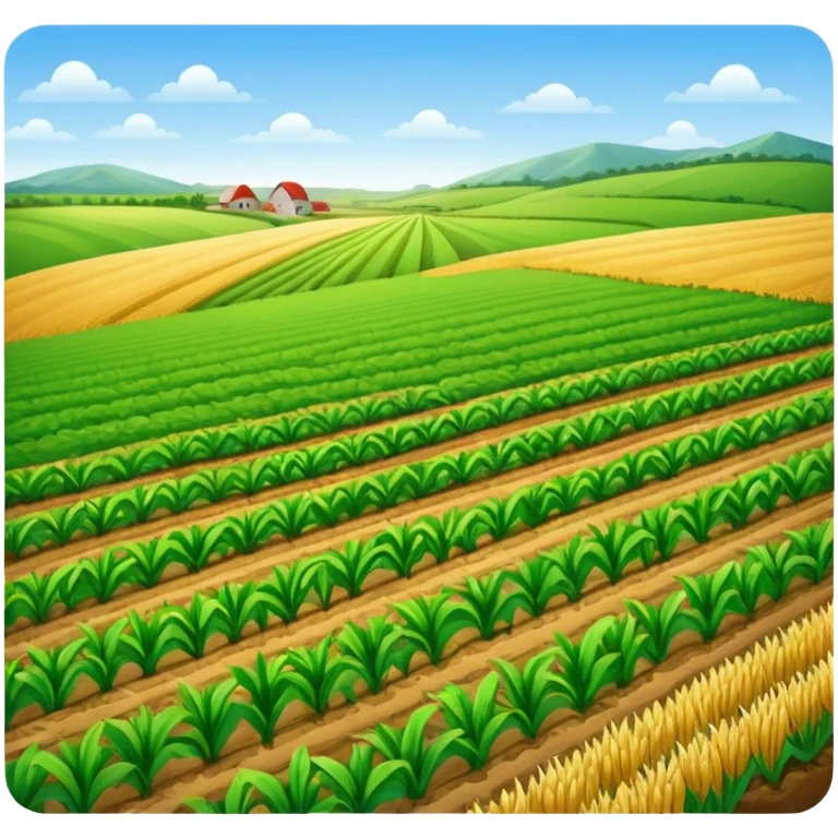 agricultural field emoji