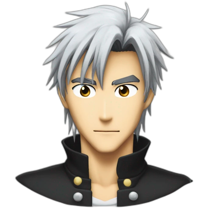 Nicholas D Wolfwood (TriGun ‘98) (Portrait, front facing, iOS 17 style) emoji