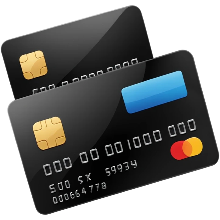 black credit card, no text emoji