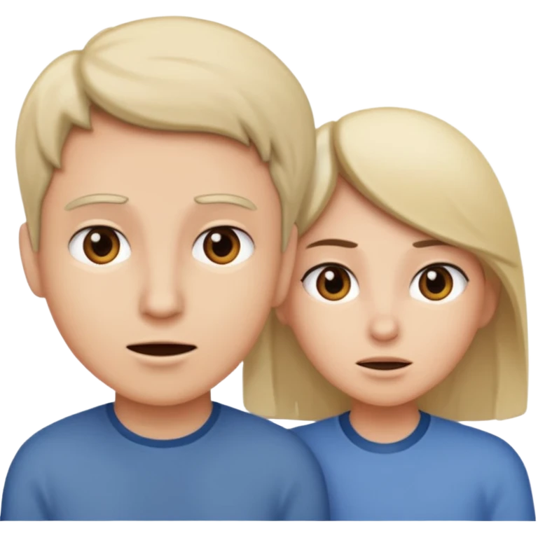 one person interrupting when the other person is speaking emoji