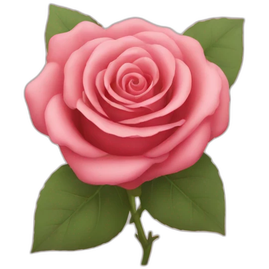 rose and heart emoji