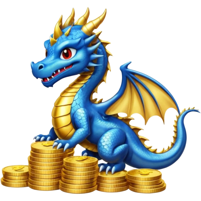 strack coins blue dragon emoji