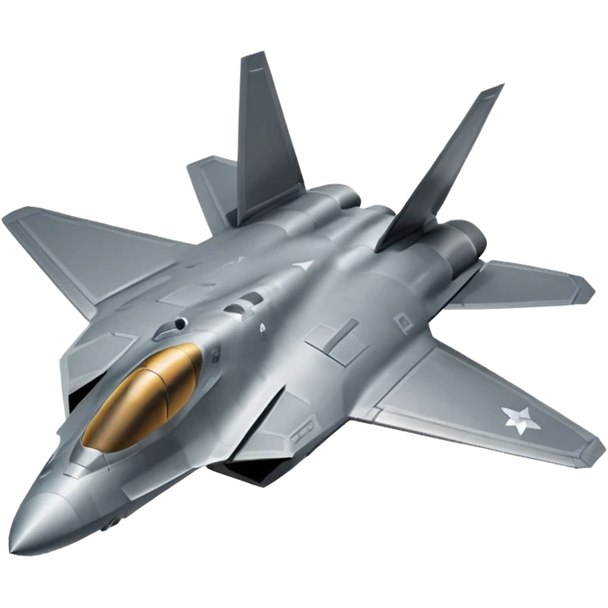 Un avion de combate emoji