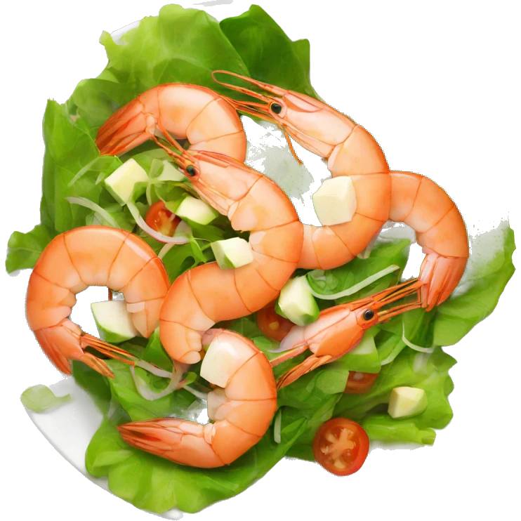 prawns salad emoji