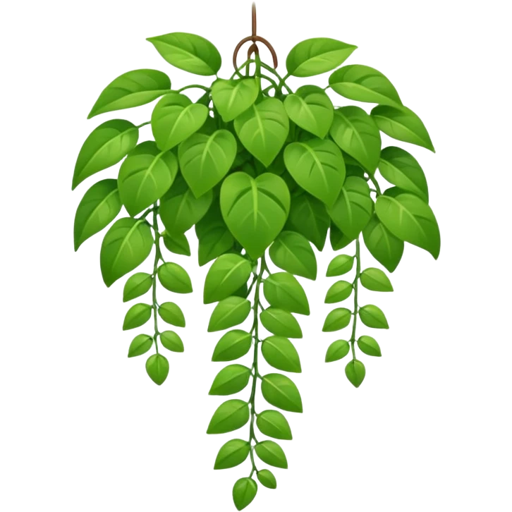 Hanging plant emoji