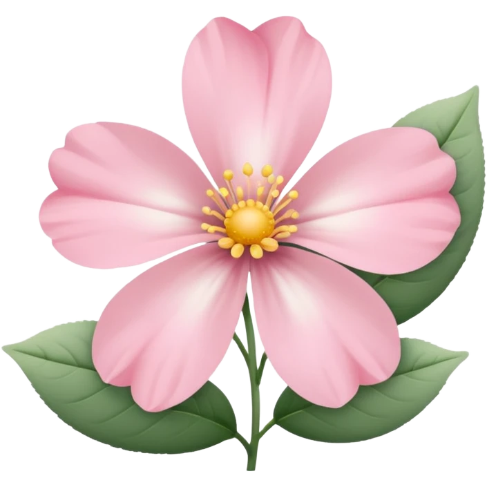 light pink flower emoji