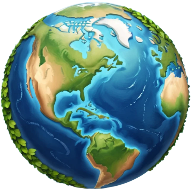 earth north america background square emoji