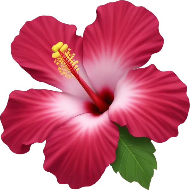 Hibiscus flower emoji