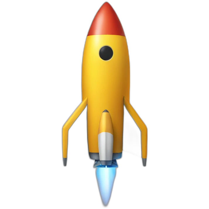 New Glenn rocket shape emoji