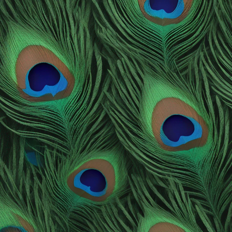 peacock feather emoji