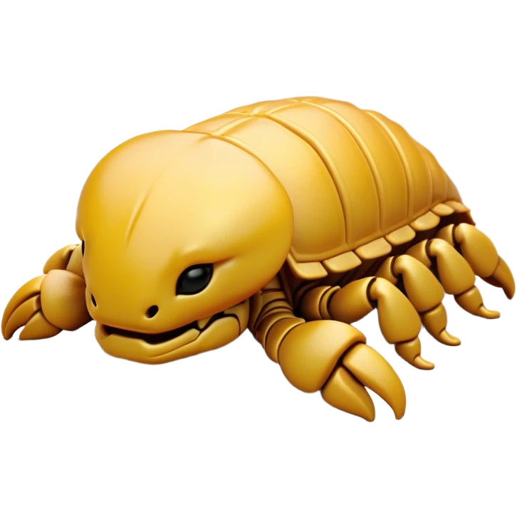 Meme-Worthy Cute Sleeping Emperor Scorpion Portrait Emoji, Head resting peacefully with a contented smile, showcasing a robust build and a luxuriously soft, textured exoskeleton, eyes gently closed in a serene, restful repose, Simplified yet hilariously adorable features, highly detailed, glowing with a soft, drowsy light, high shine, relaxed and utterly lovable, stylized with an air of playful laziness, soft glowing outline, capturing the essence of a sleeping scorpion that feels destined to become the next viral sensation of adorable rest! emoji